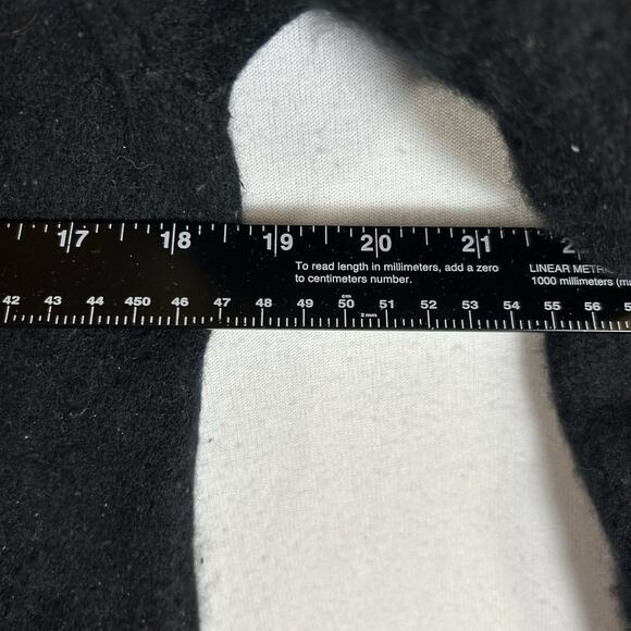 Charter Club Cashmere Cardigan Sweater V-neck Womens Large Black Casual FLAWED - Picture 6 of 9